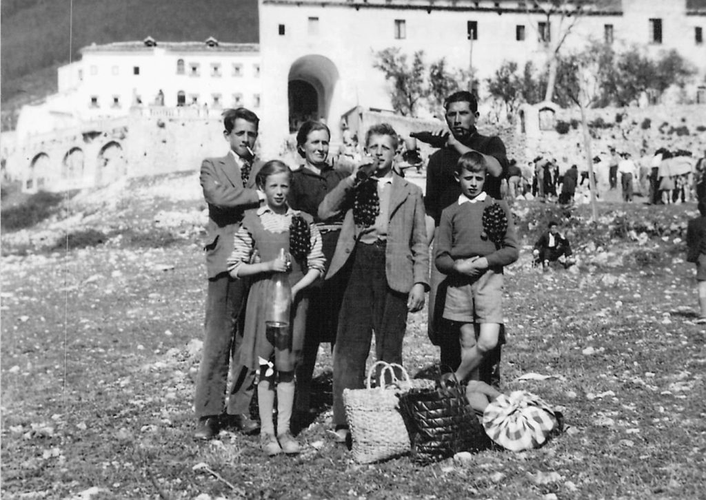 Del Giudice family picnic, Piedimonte, Italy